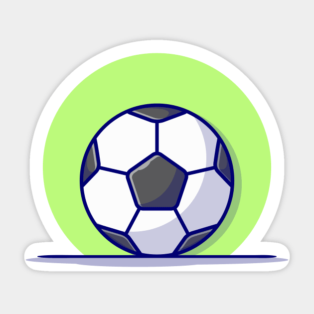 Soccer Ball With whistle Cartoon Vector Icon Illustratio Sticker by Catalyst Labs